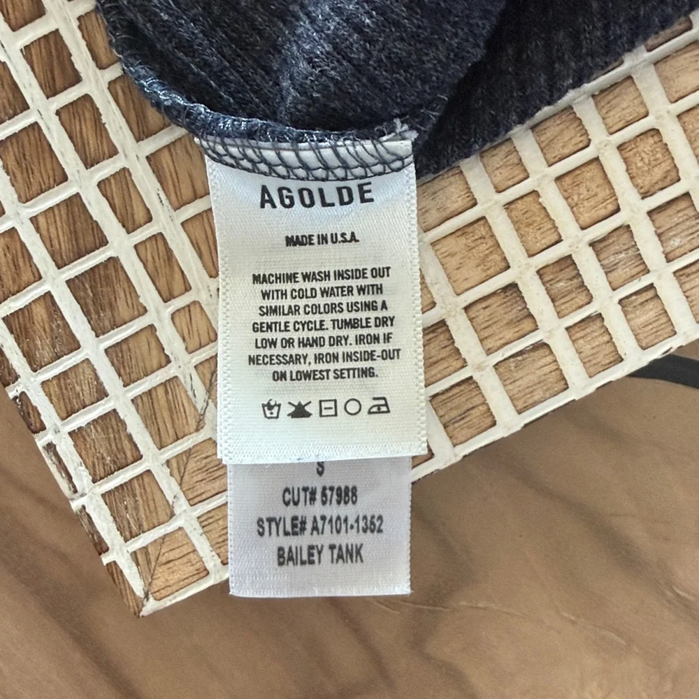 Agolde Bailey Ribbed Tank - Picture 10 of 12